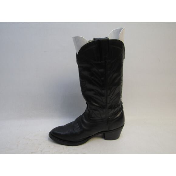 Durango Mens Size 8 EE Black Leather Cowboy Western Boots main image 6